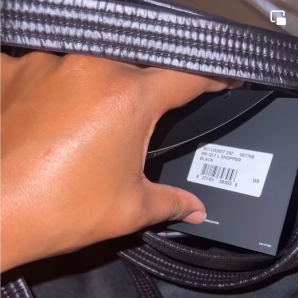 TELFAR X MOOSE KNUCKLES LARGE SHOPPER BLACK - Picture 5 of 6